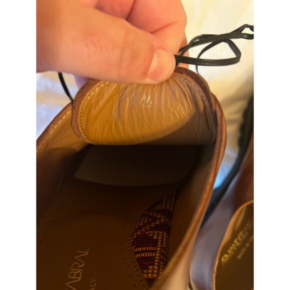 Armando Cabral OBA Lace-up Lug‎ Derby Shoes - NWOT - Picture 9 of 10
